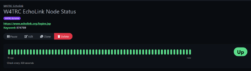 EchoLink keyword monitor